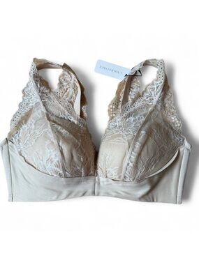 36D Wireless Bra Champagne Beige